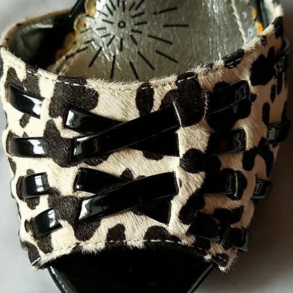 *SOLD* Naughty Monkey "Double Vision" White Black Cheetah - Picture 7 of 7